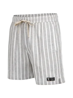 Aiden-Stripe Heren Walk Shorts | Snow