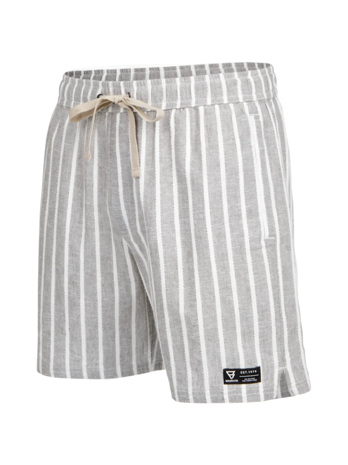 Aiden-Stripe Heren Walk Shorts | Snow