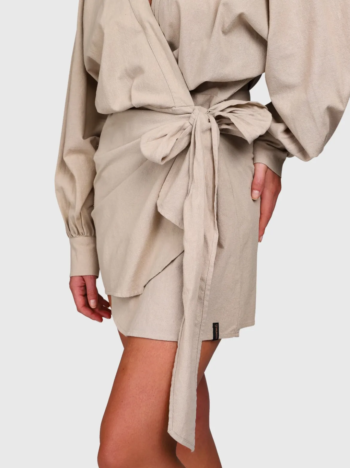 Alba Dames Dress | Feather Grey