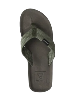 Algheri Heren Flip Flops | Pine Green