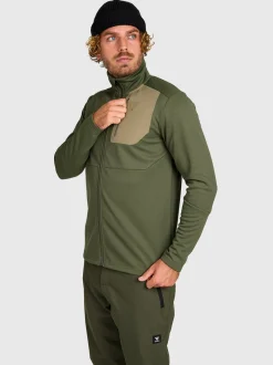 Amatti Men Snow Fleece | Deep Green