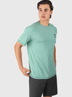 Aquarider Heren Quick-Dry T-shirt | Bottle Green