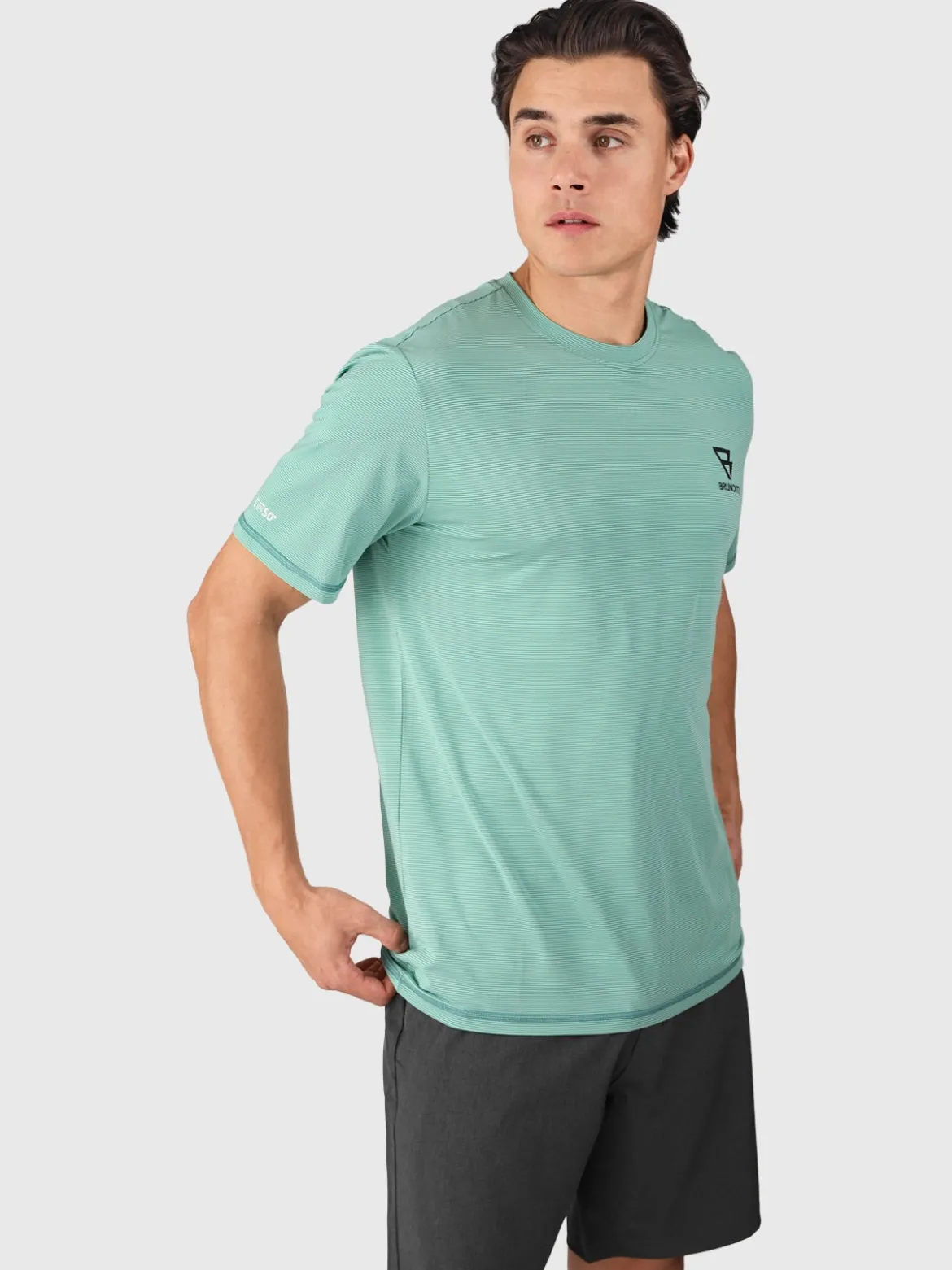 Aquarider Heren Quick-Dry T-shirt | Bottle Green
