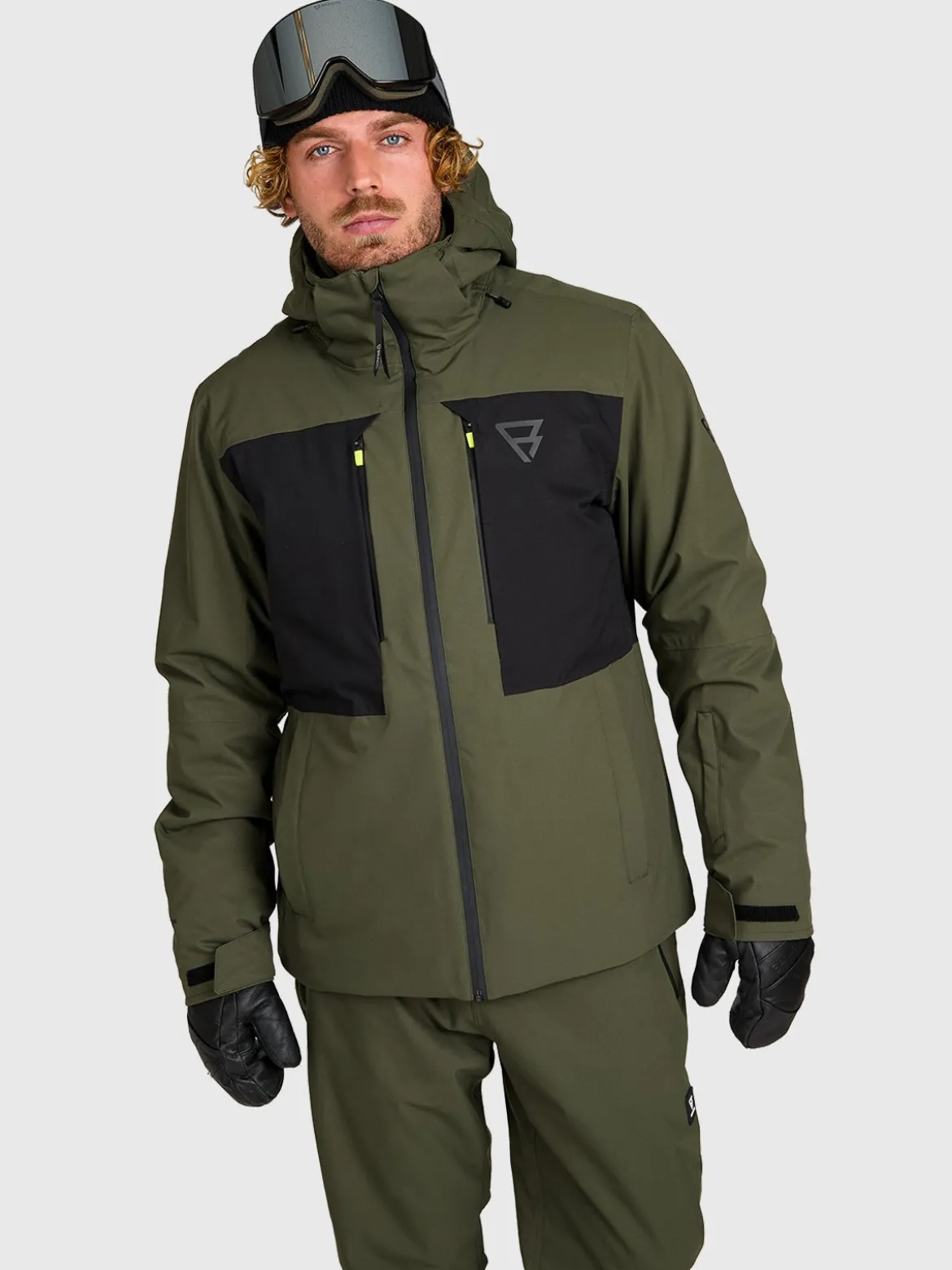 Aratinos-S Men Snow Jacket | Deep Green