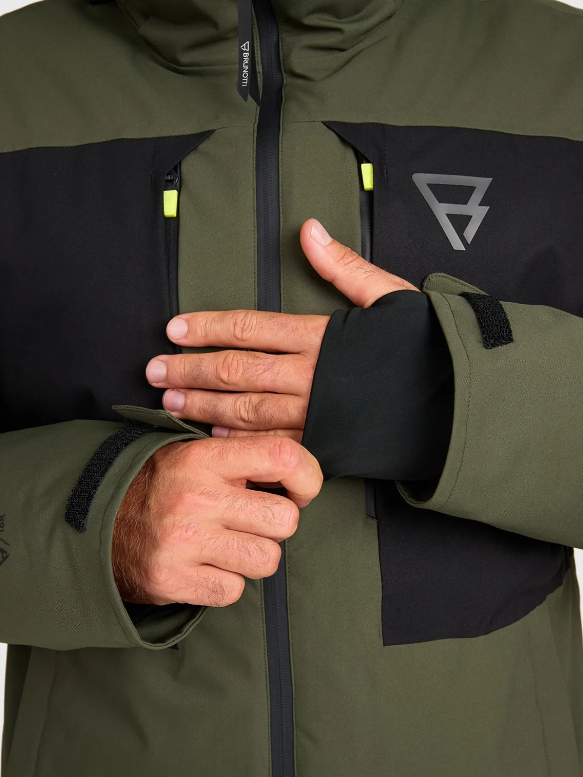 Aratinos-S Men Snow Jacket | Deep Green