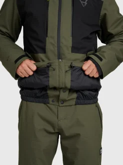 Aratinos-S Men Snow Jacket | Deep Green
