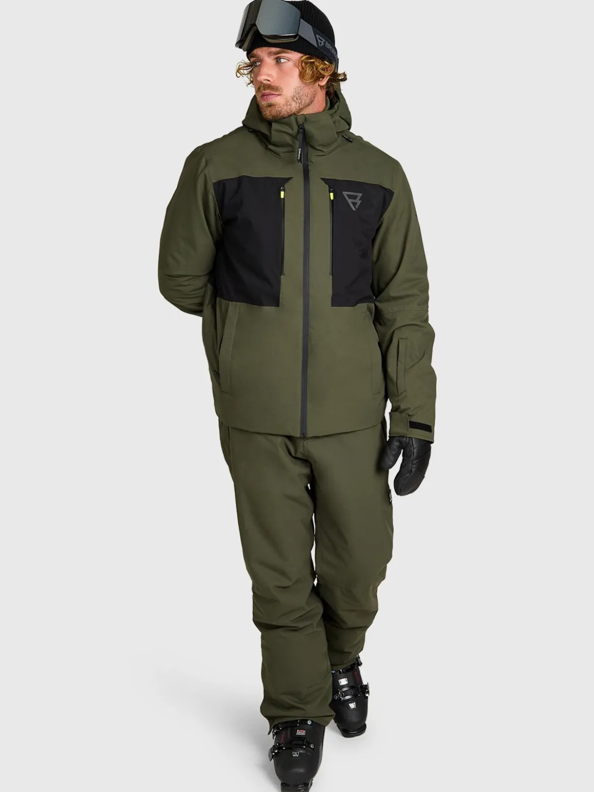Aratinos-S Men Snow Jacket | Deep Green