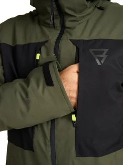 Aratinos-S Men Snow Jacket | Deep Green