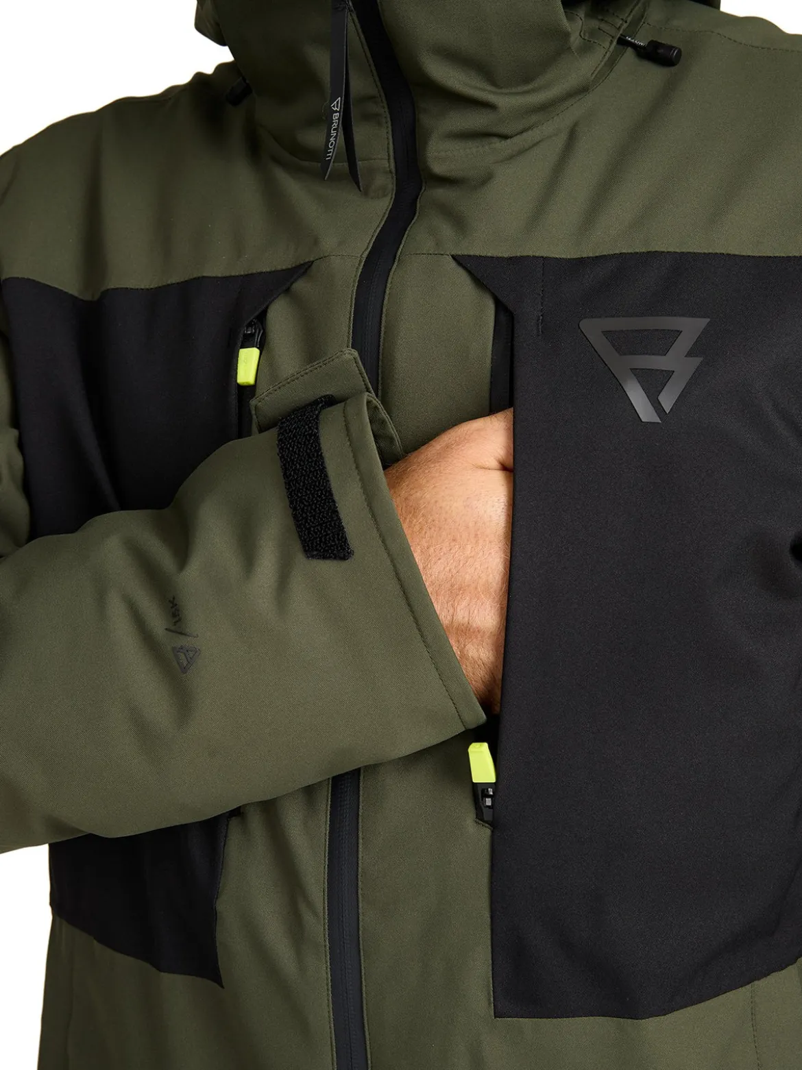 Aratinos-S Men Snow Jacket | Deep Green