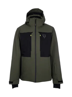Aratinos-S Men Snow Jacket | Deep Green