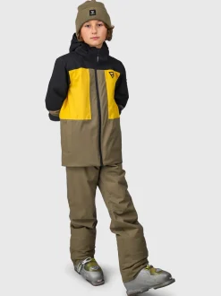 Aratiny Jongens Ski Jas | Dusky Green