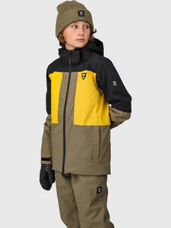 Aratiny Jongens Ski Jas | Dusky Green