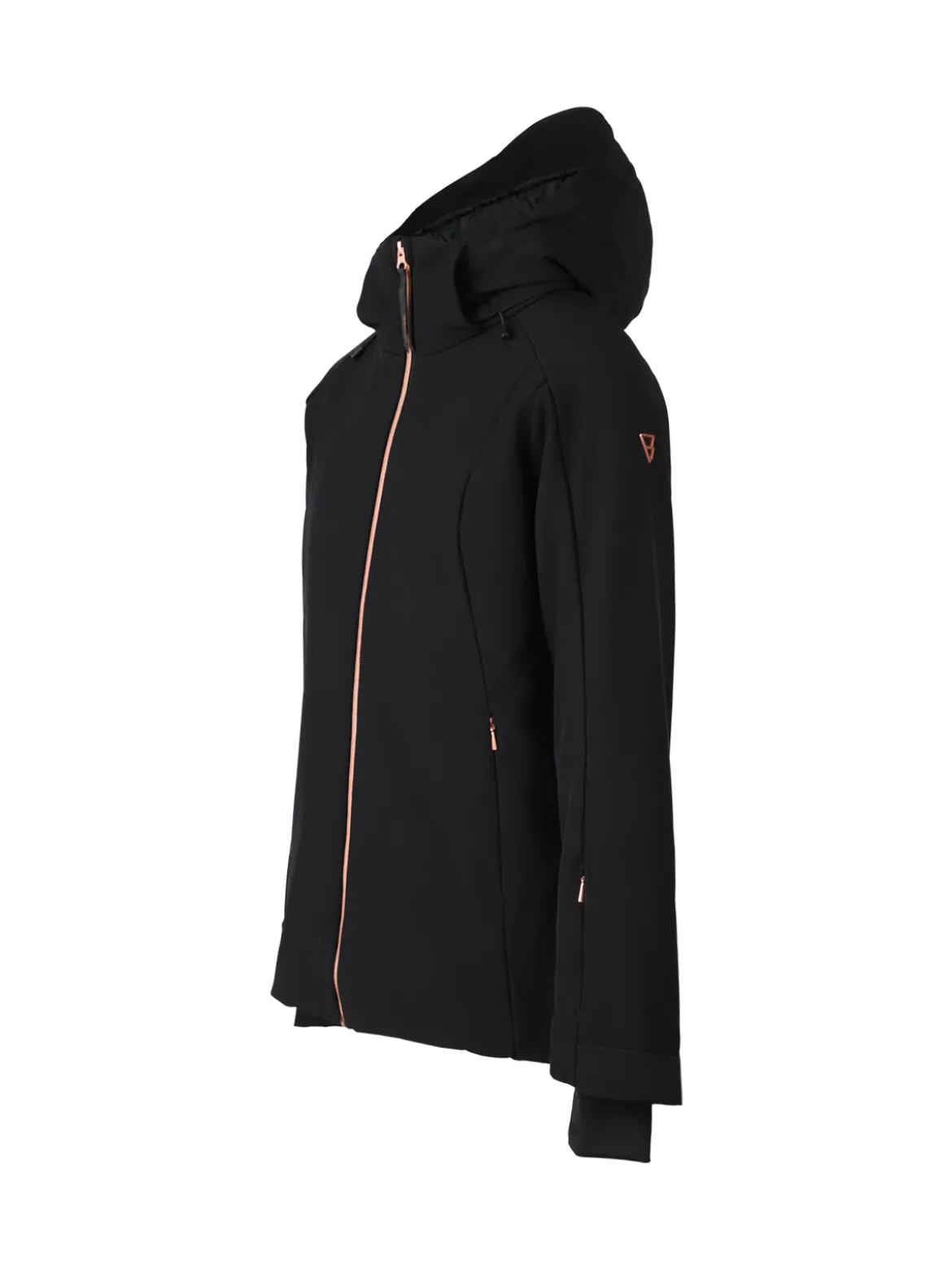 Aria Dames Softshell Ski Jas | Zwart