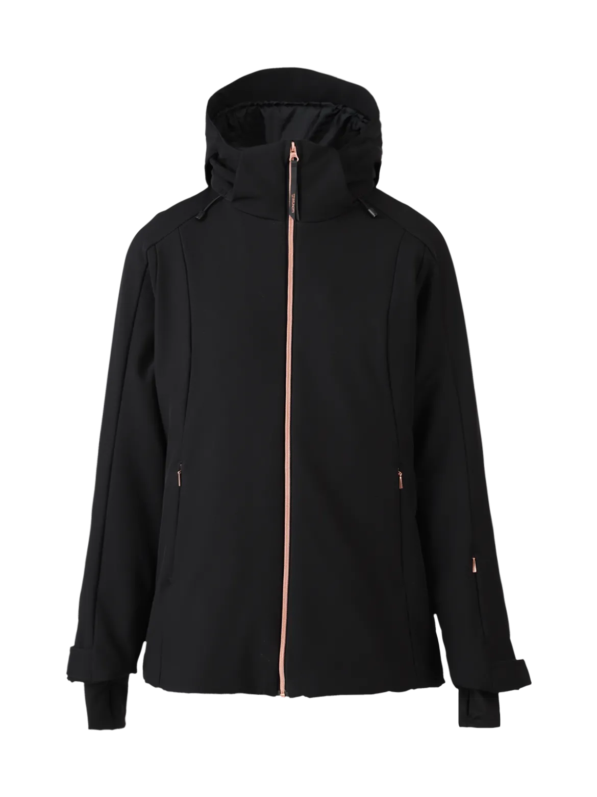 Aria Dames Softshell Ski Jas | Zwart