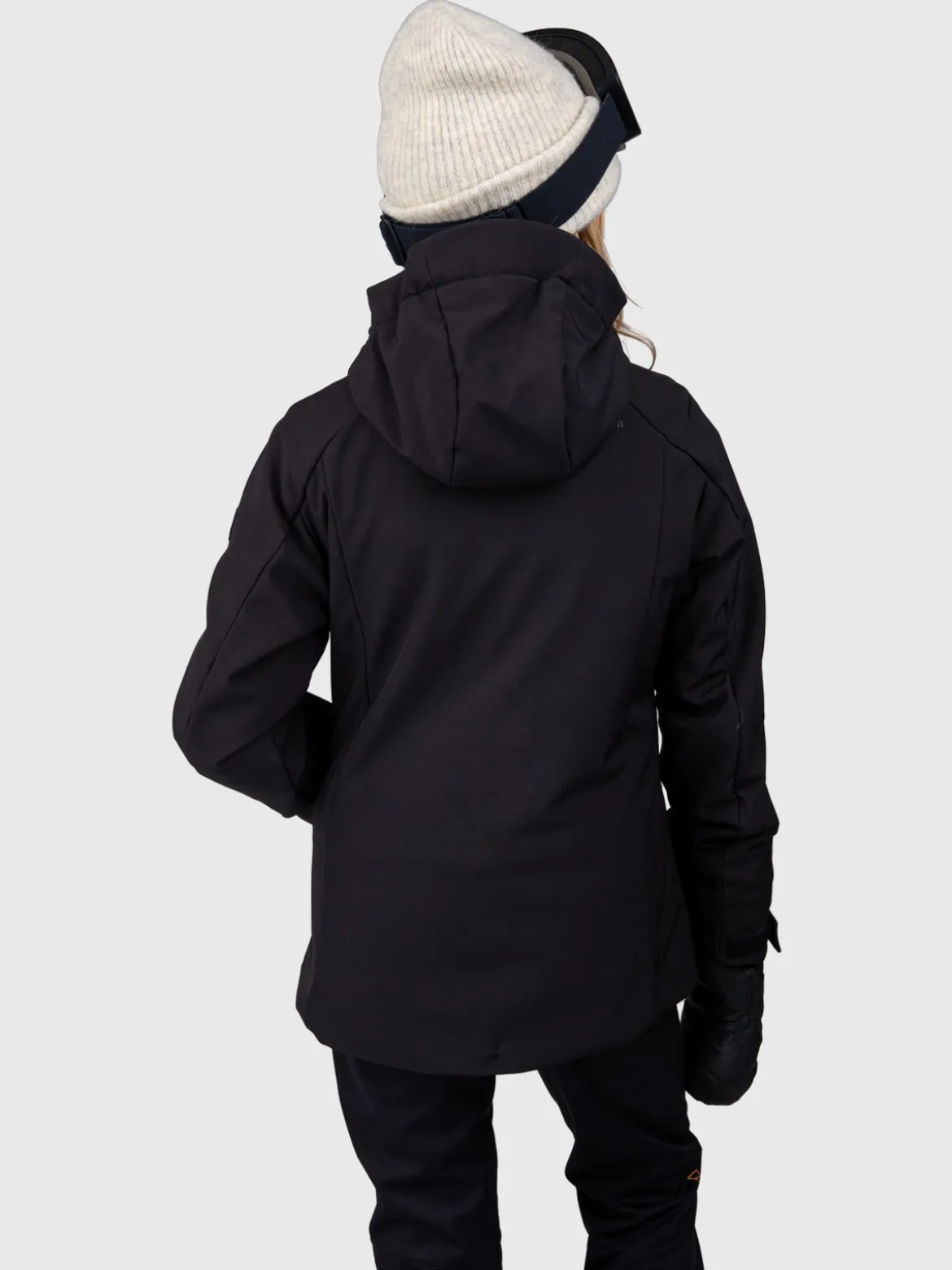 Ariasy Meisjes Softshell Ski Jas | Zwart