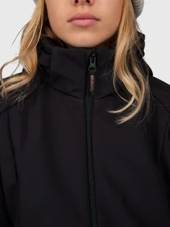Ariasy Meisjes Softshell Ski Jas | Zwart