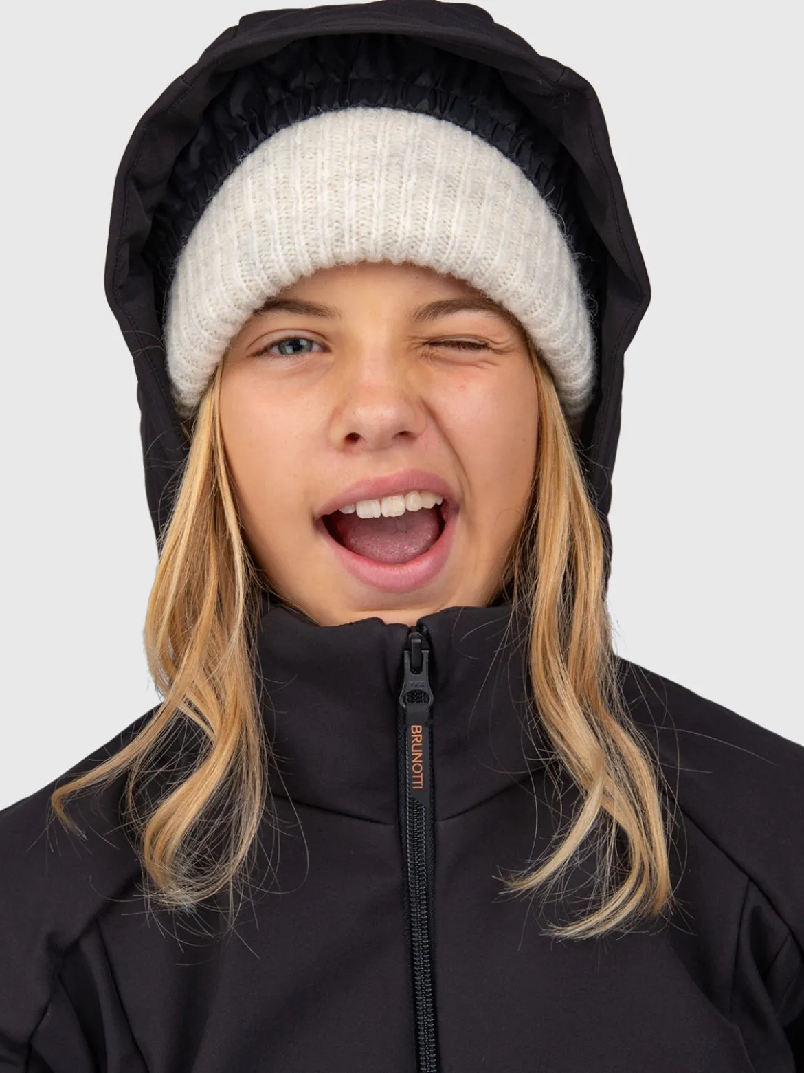 Ariasy Meisjes Softshell Ski Jas | Zwart