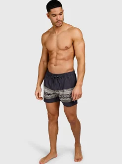 Arvide Heren Swim Shorts | Pirate Black
