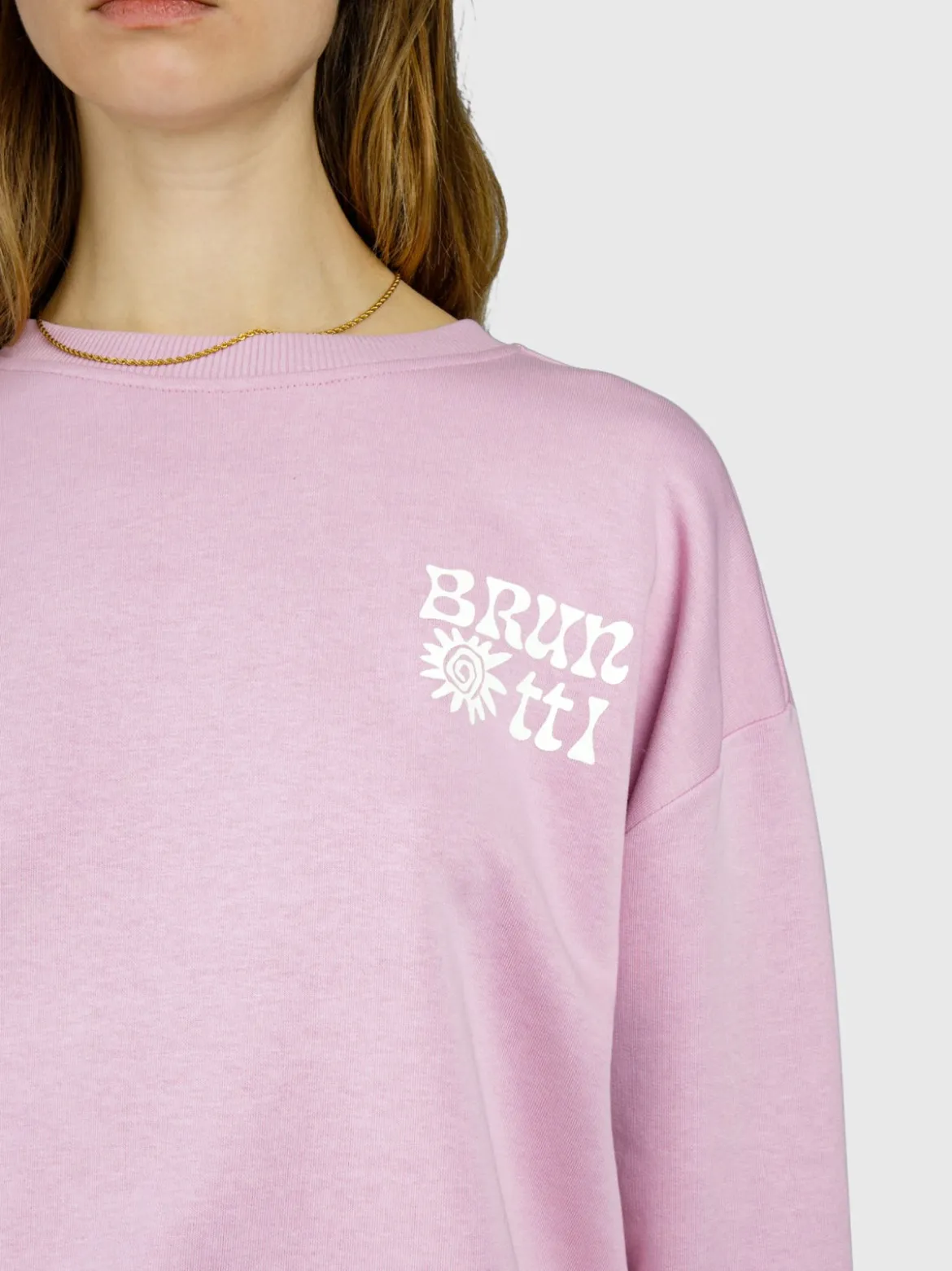 Asina Dames Sweater | Mauve Mist