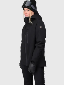 Avamena Vrouwen Ski Jas | Zwart