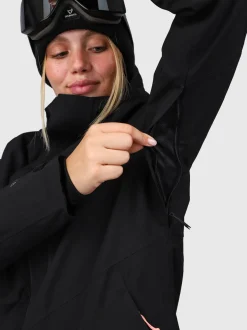 Avamena Vrouwen Ski Jas | Zwart