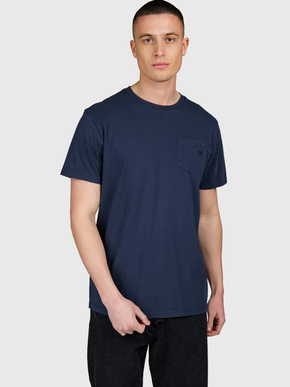Axle Heren T-shirt | Indigo Blue
