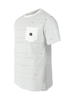Axle-Stripe Heren T-shirt | Snow