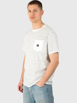Axle-Stripe Heren T-shirt | Snow