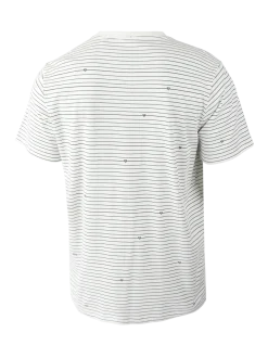 Axle-Stripe Heren T-shirt | Snow