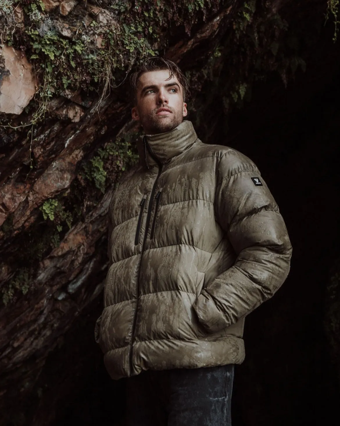 Baleandro Heren Jas | Dusky Green