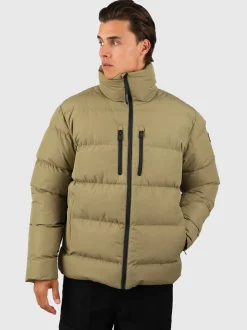 Baleandro Heren Jas | Dusky Green