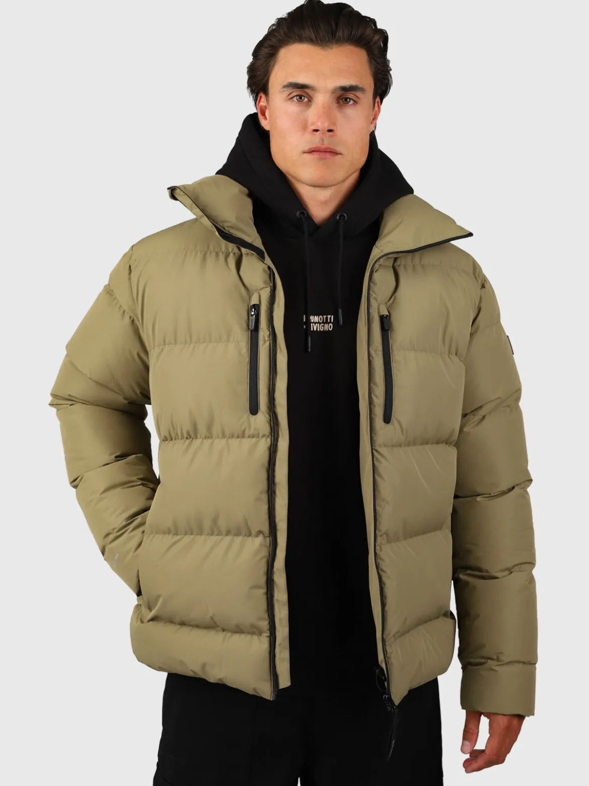 Baleandro Heren Jas | Dusky Green