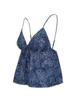 Banda Dames Top | Indigo Blue