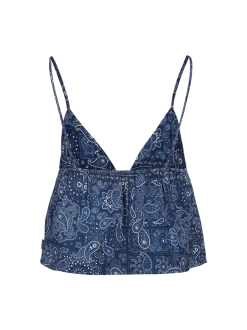 Banda Dames Top | Indigo Blue