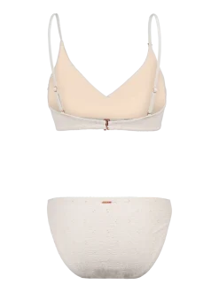 Bella-Broderie Dames Bralette Bikini | Snow
