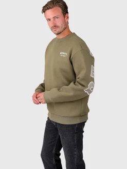 Benaldor Heren Sweater | Dusky Green