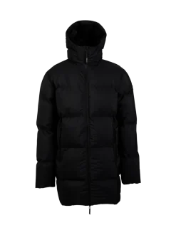 Bigmain Heren Lange Puffer Jas | Zwart