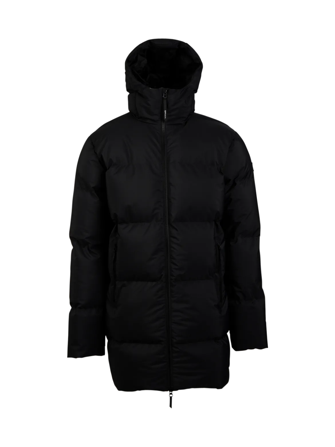 Bigmain Heren Lange Puffer Jas | Zwart