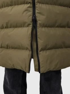 Bigsur Lange Puffer Dames Jas | Dusky Green