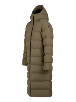 Bigsur Lange Puffer Dames Jas | Dusky Green