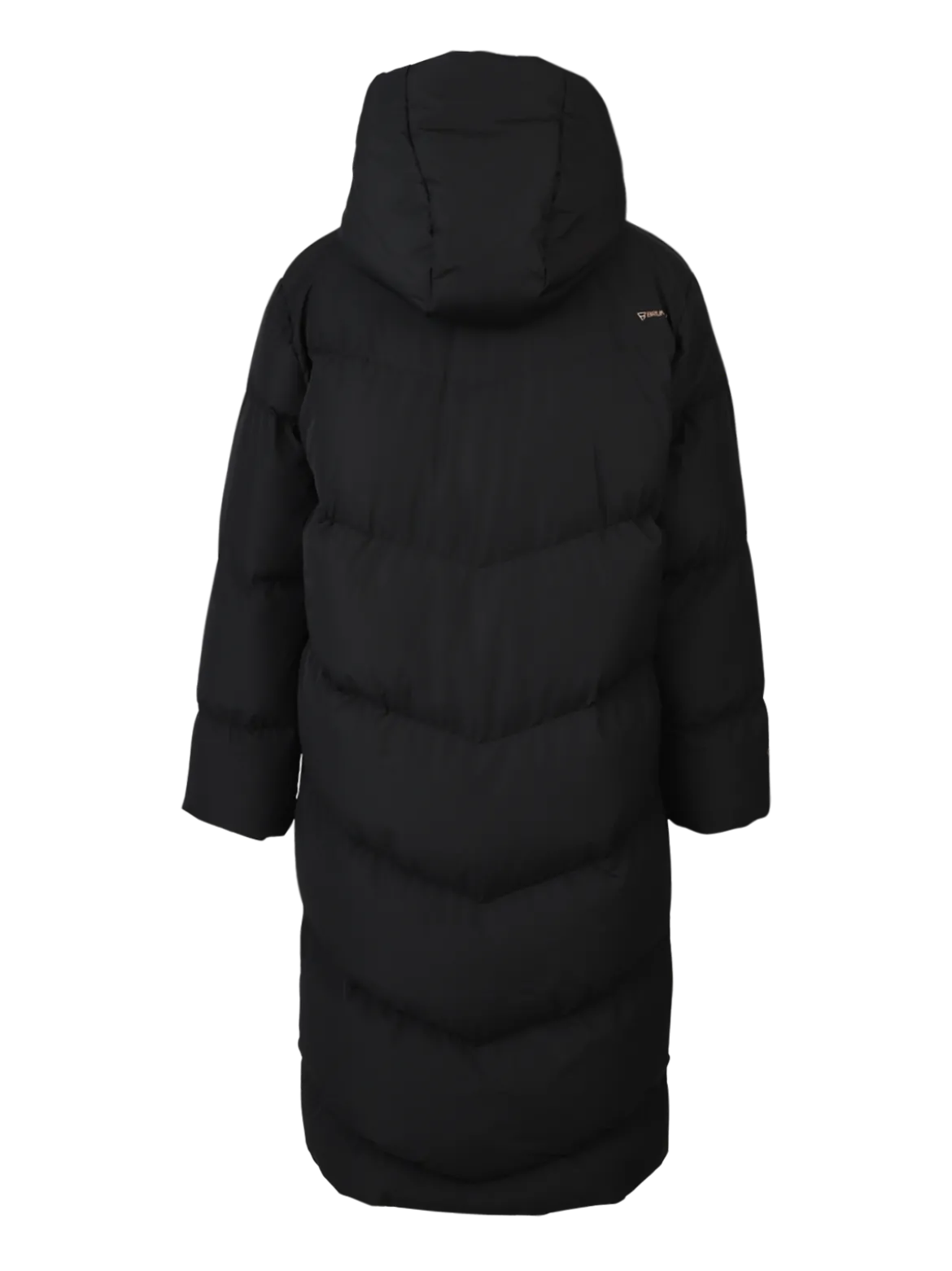 Bigsury Dames Lange Puffer Jas | Zwart
