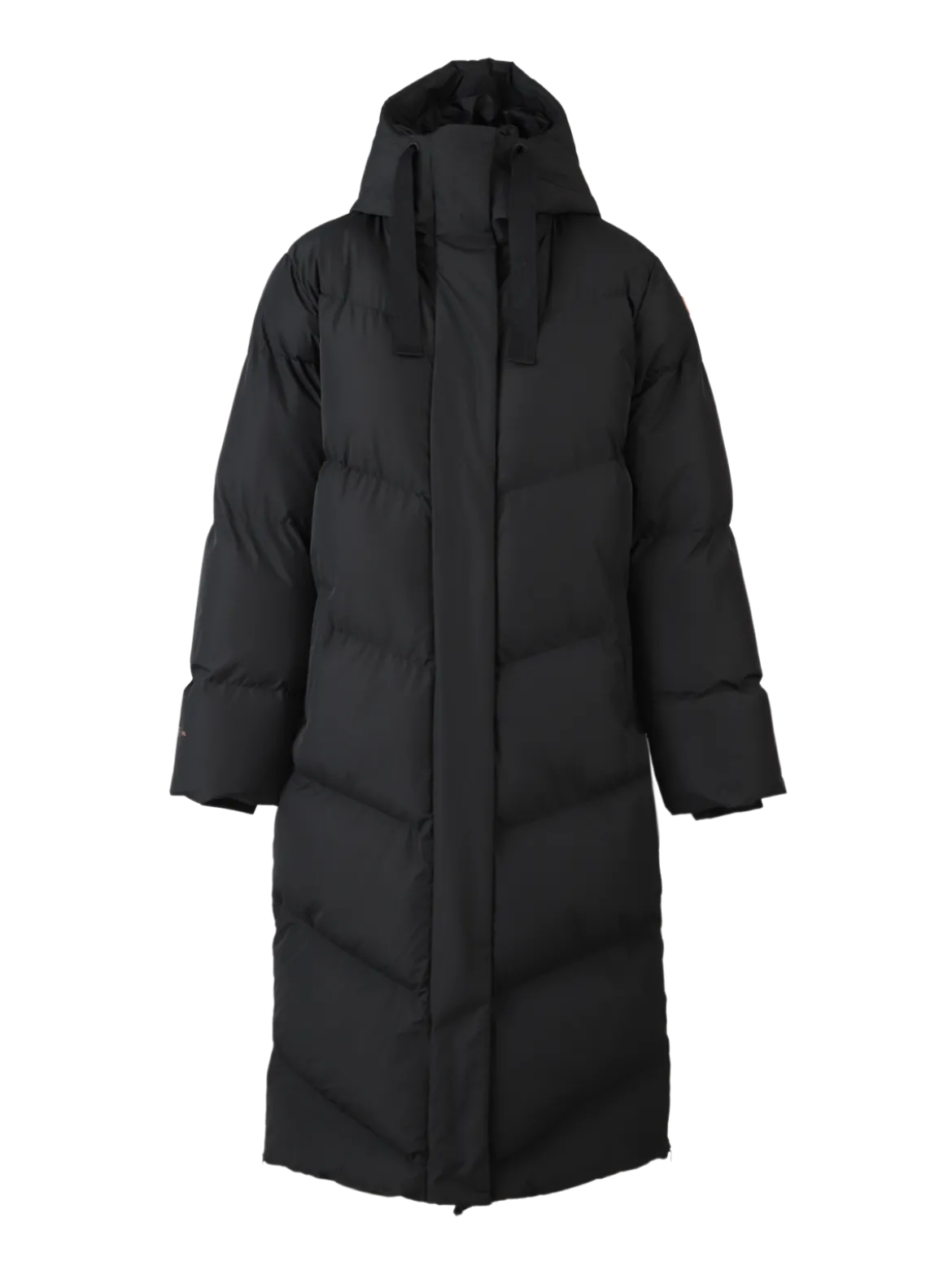 Bigsury Dames Lange Puffer Jas | Zwart