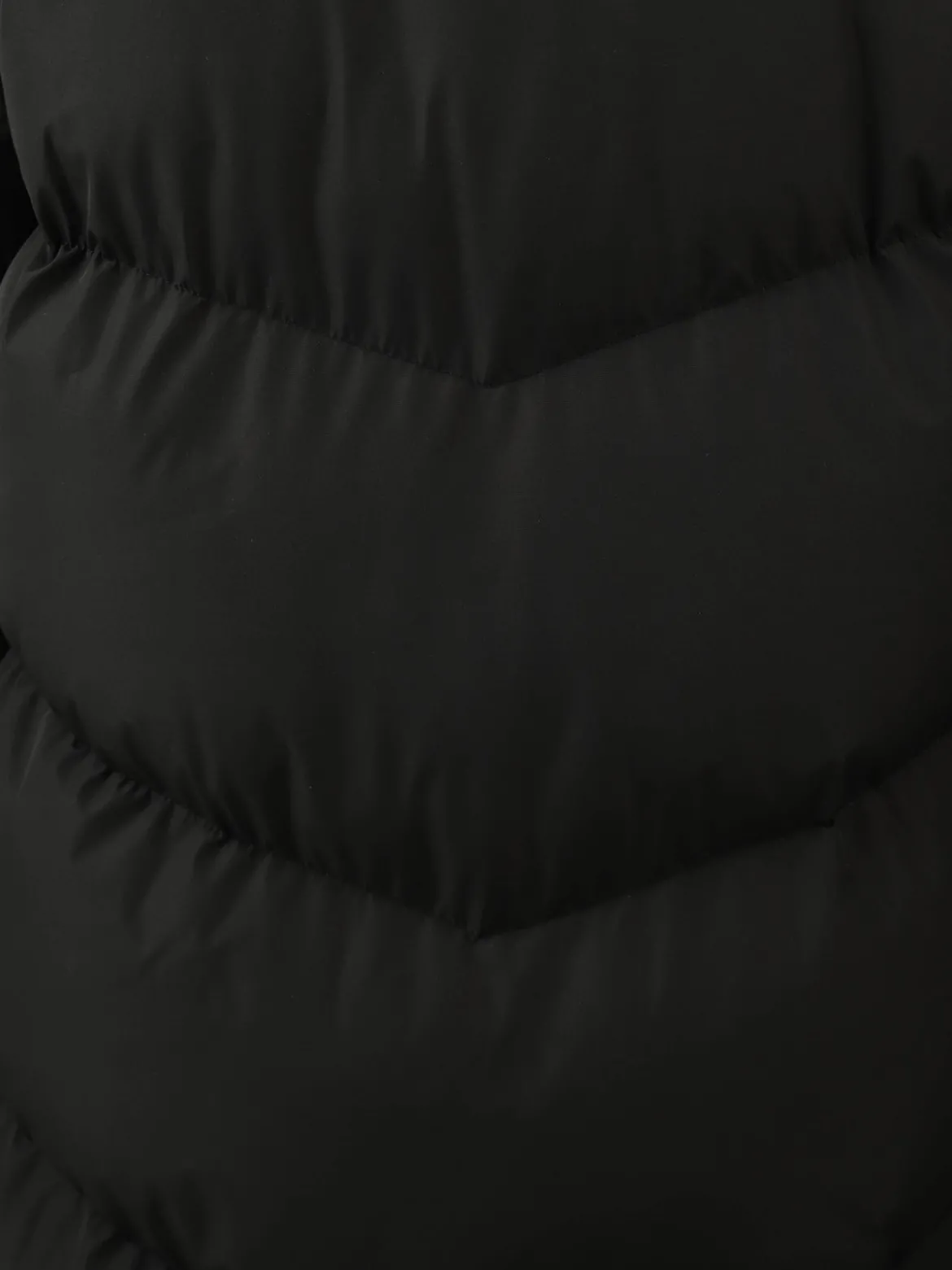 Bigsury Dames Lange Puffer Jas | Zwart