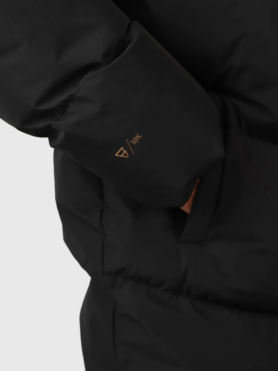 Bigsury Dames Lange Puffer Jas | Zwart