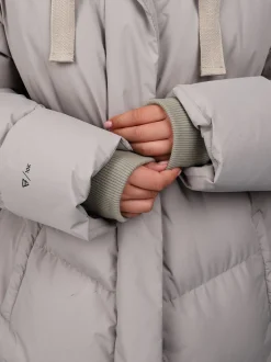 Bigsury Lange Puffer Dames Jas | Fungi