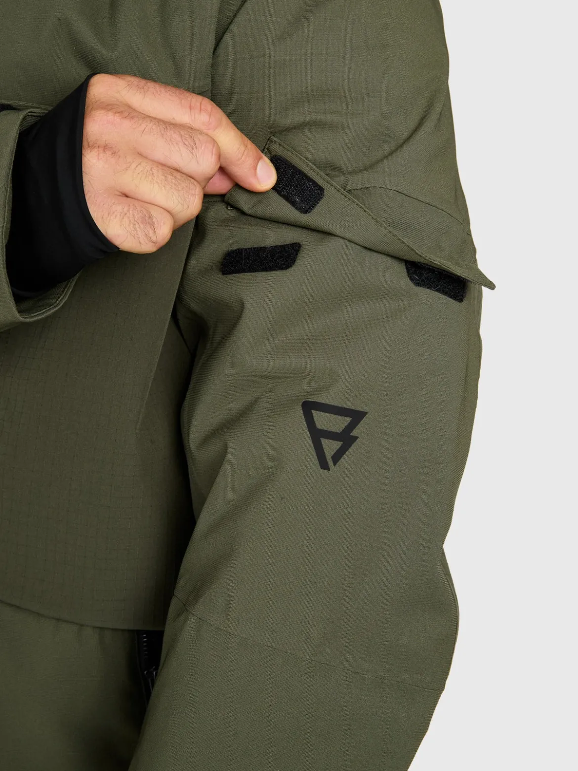 Bodish Men Snow Jacket | Deep Green