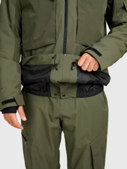 Bodish Men Snow Jacket | Deep Green