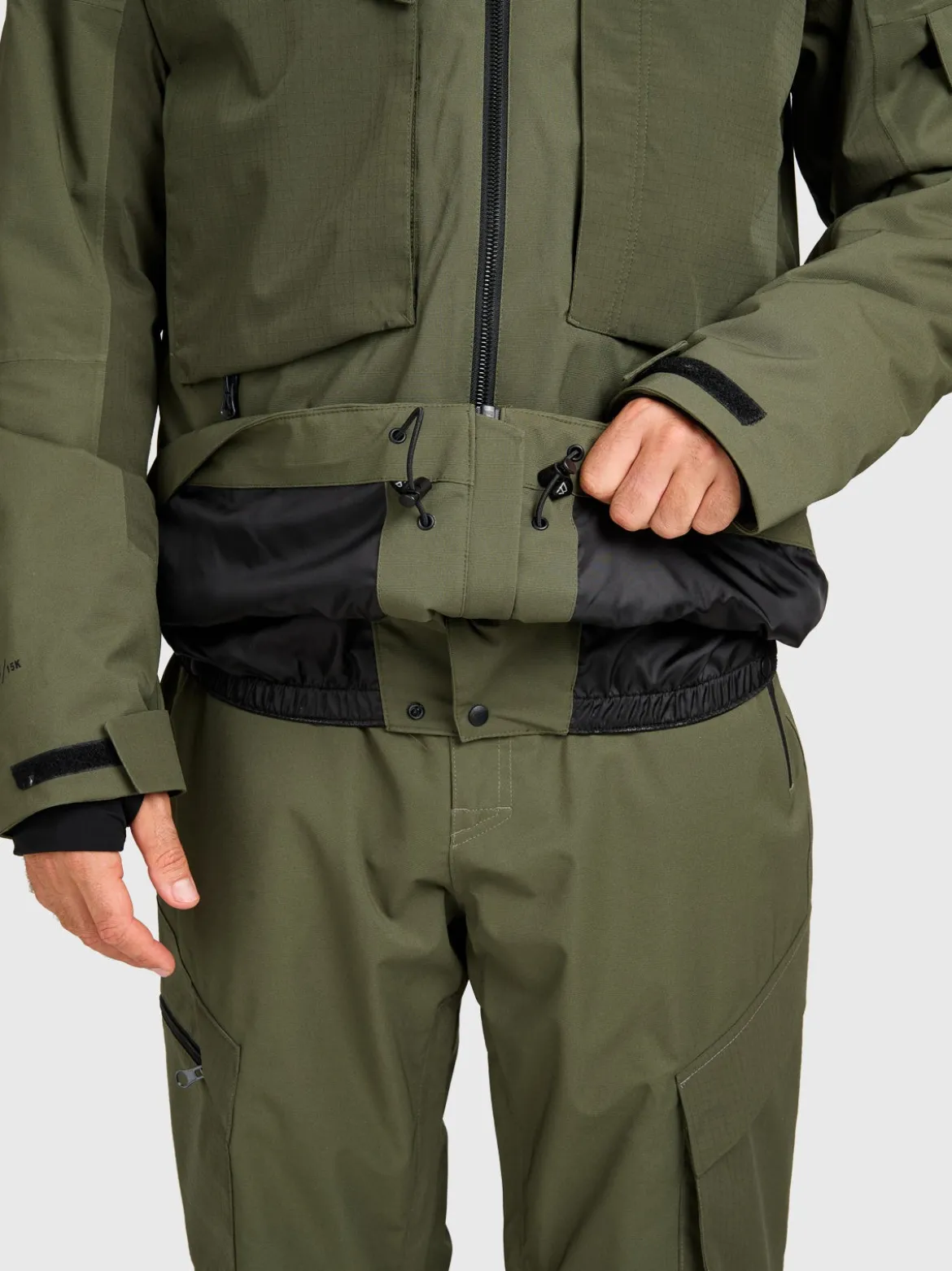 Bodish Men Snow Jacket | Deep Green
