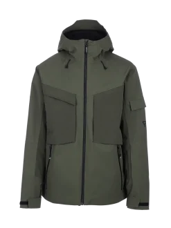 Bodish Men Snow Jacket | Deep Green