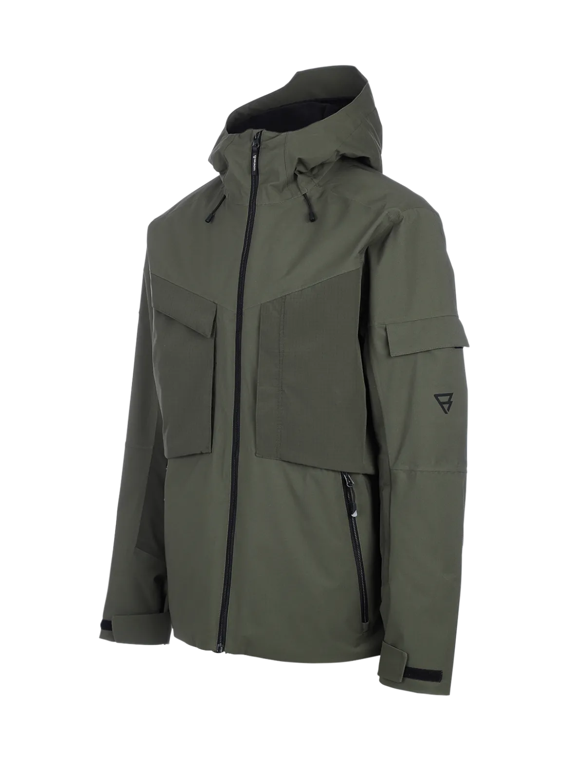 Bodish Men Snow Jacket | Deep Green